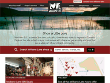 Tablet Screenshot of lovewilliamslake.com